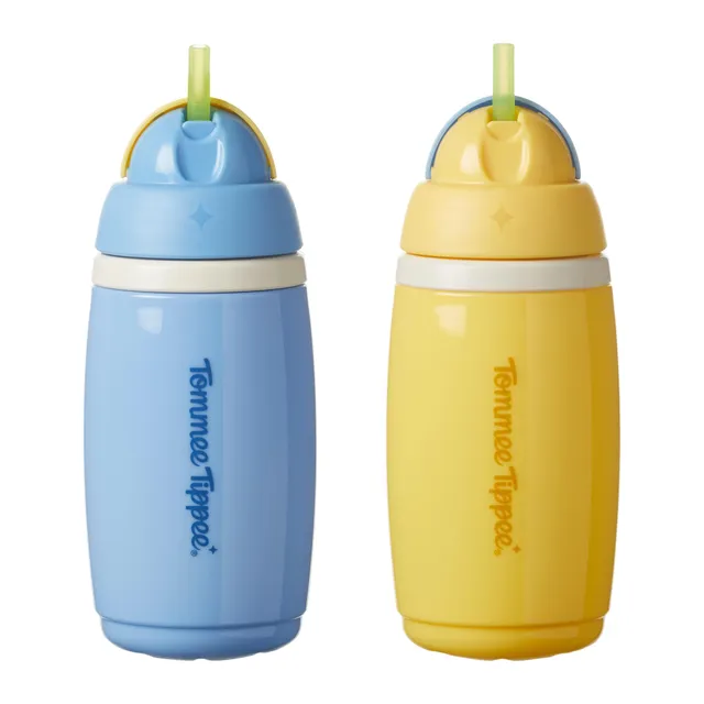 tommee-tippee-botella-isot-rmica-con-pajita-266-ml-pack-2-12-meses-antiderrames- image 1