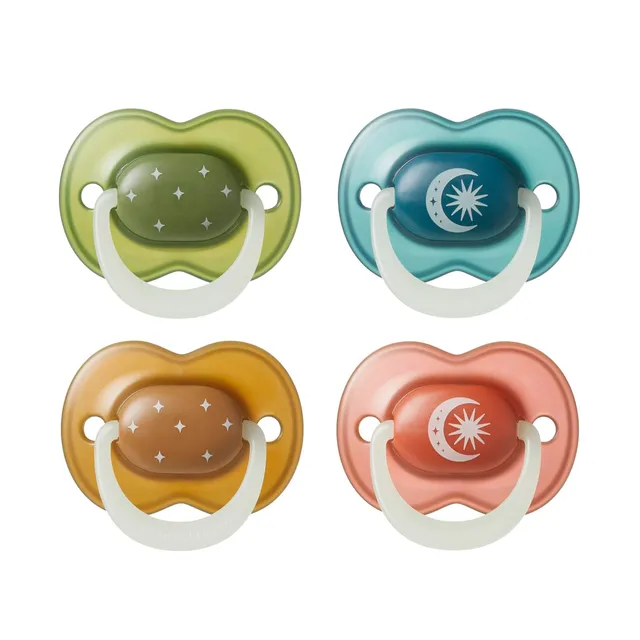 tommee-tippee-nightglow-pack-de-4-chupetes-18-36-meses-que-brillan-en-la-oscurid image 1