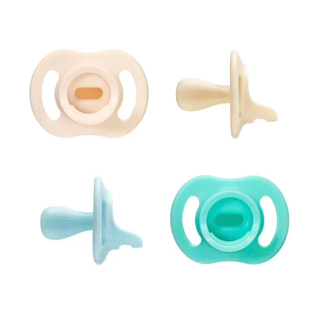 tommee-tippee-ultra-light-stayput-chupete-de-silicona-de-una-sola-pieza-0-6m-pac image 1