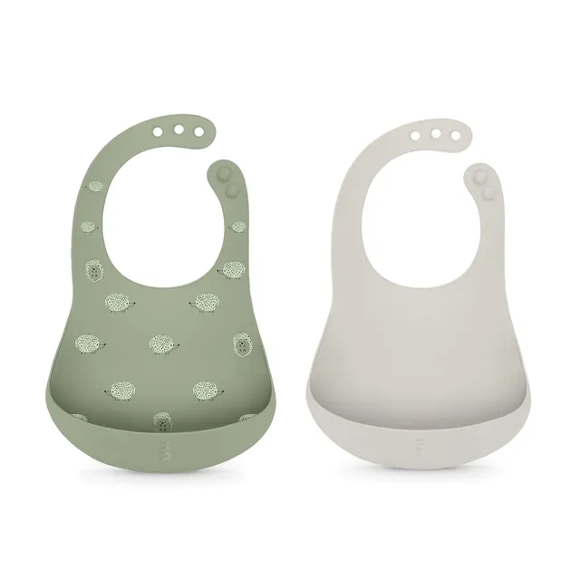 suavinex-babero-de-silicona-impermeable-enrollable-cuello-ajustable-y-bolsillo-r image 1