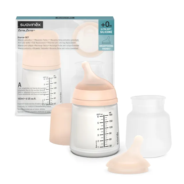 suavinex-biber-n-antic-licos-zero-zero-180-ml-con-tetina-de-flujo-adaptable-reca image 1