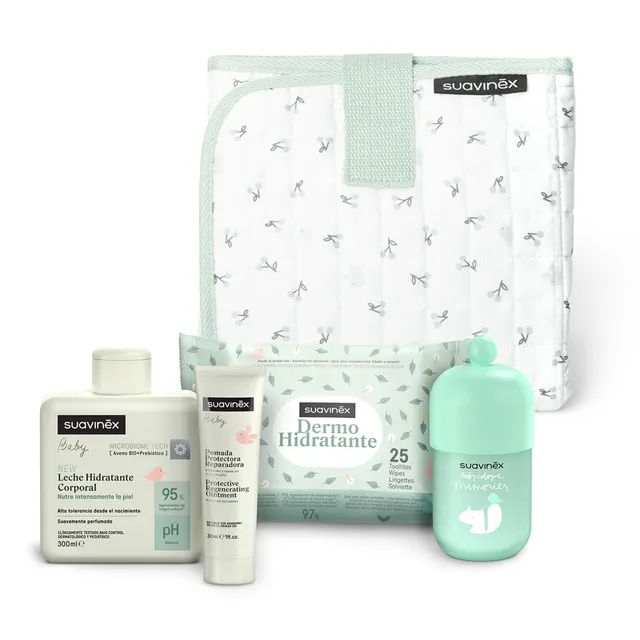 suavinex-canastilla-regalo-con-cambiador-de-tela-verde-con-colonia-baby-100-ml-p image 1