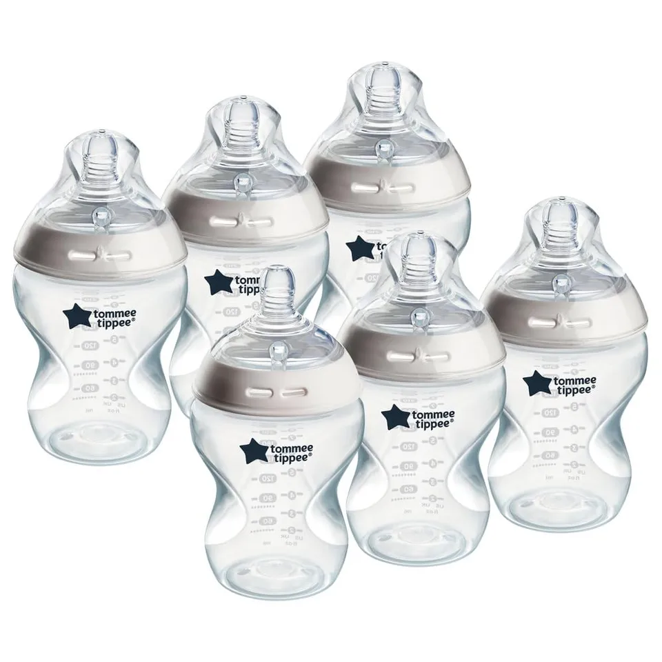 tommee-tippee-natural-start-biber-n-antic-licos-260-ml-pack-de-6-con-tetina-anat image 1