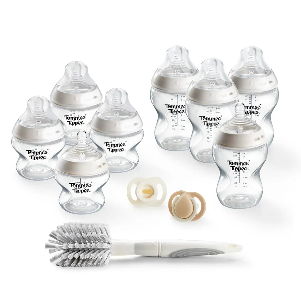 tommee-tippee-set-natural-start-11-piezas-biberones-150-ml-y-260-ml-con-autoeste image 1