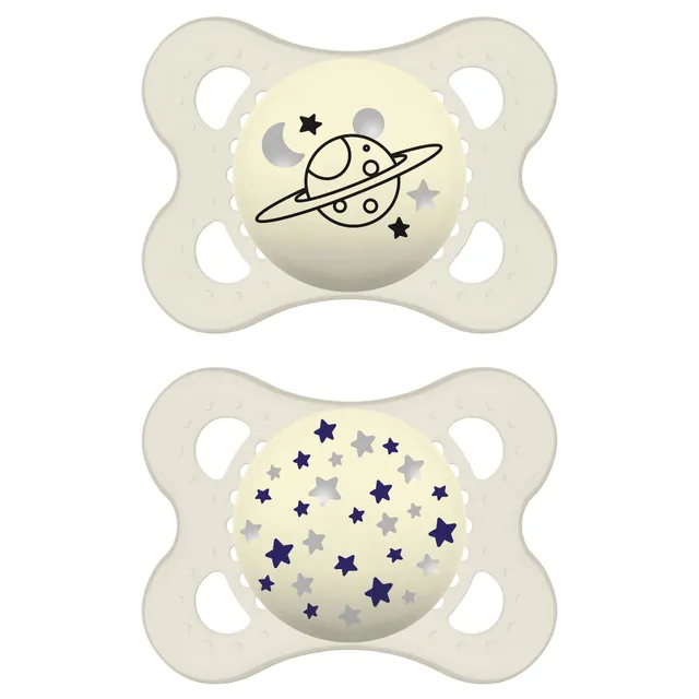 mam-original-night-0-meses-chupete-que-brilla-en-la-oscuridad-silicona-skinsoft--2 image 1