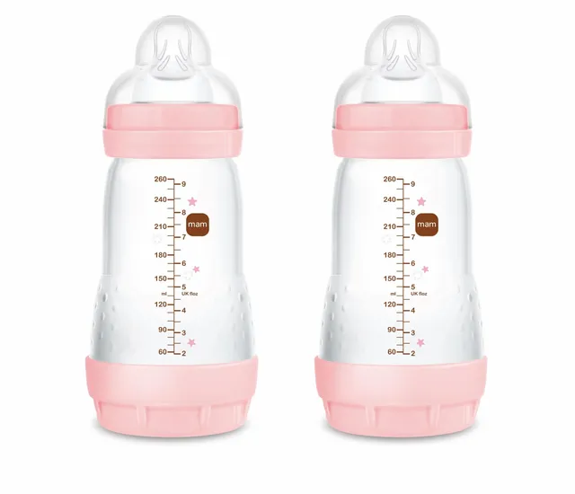 mam-easy-start-anti-colic-biber-n-antic-licos-260-ml-2-meses-tetina-skinsoft-flu image 1