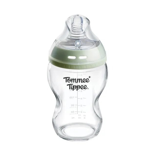 tommee-tippee-biber-n-de-vidrio-antic-licos-natural-start-250-ml-0m-pack-de-1-te image 1