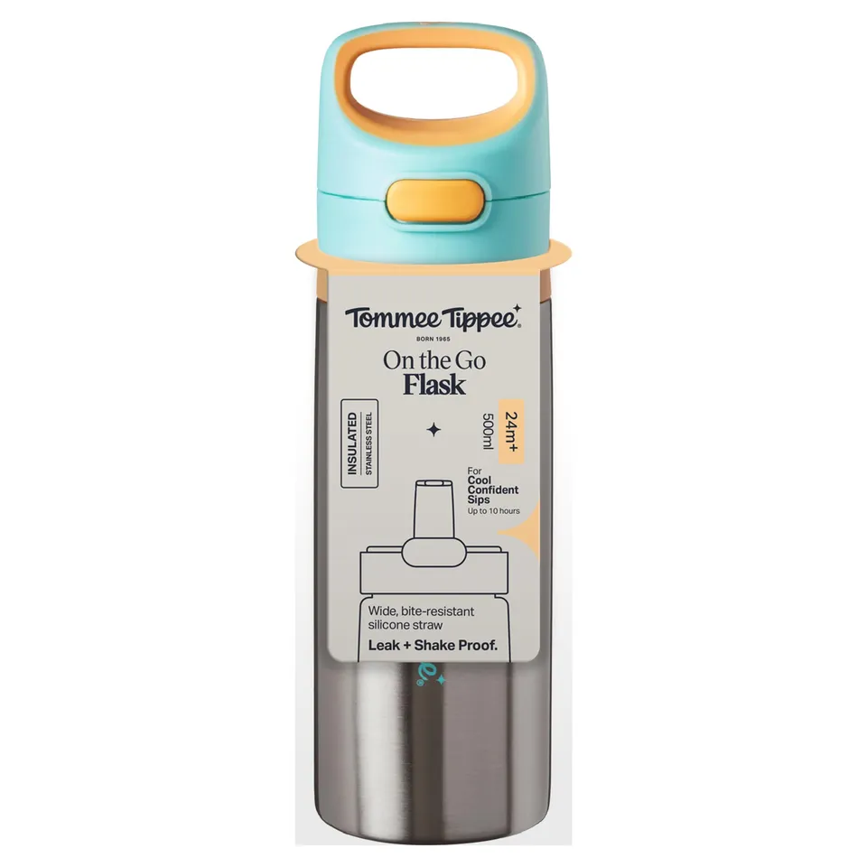 tommee-tippee-on-the-go-botella-t-rmica-infantil-de-acero-inoxidable-con-popote- image 1