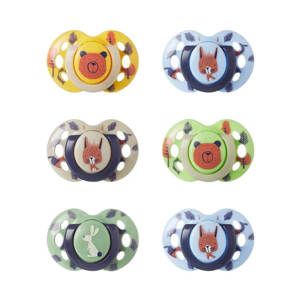 tommee-tippee-chupete-fun-chupetes-sim-tricos-de-silicona-sin-bpa-6-18-meses-pac image 1