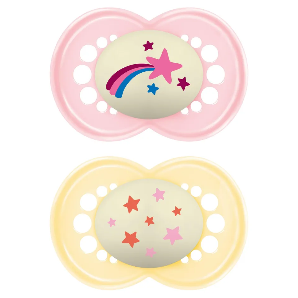 mam-chupete-de-l-tex-de-caucho-natural-6-meses-brilla-en-la-oscuridad-rosa-brill image 1