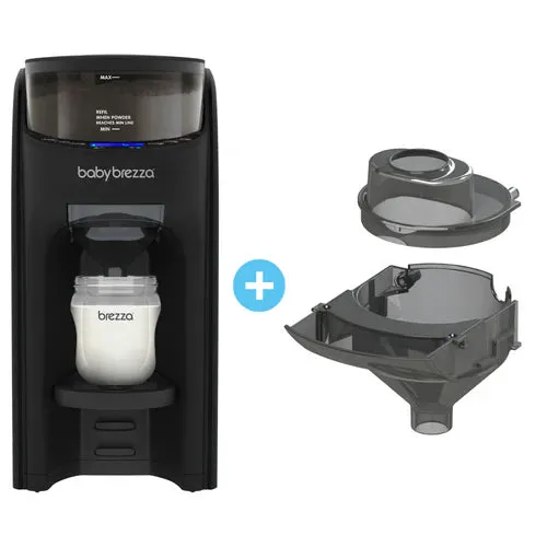 baby-brezza-set-f-rmula-pro-advanced-black-embudo-y-tapa-del-embudo-pack-prepara image 1