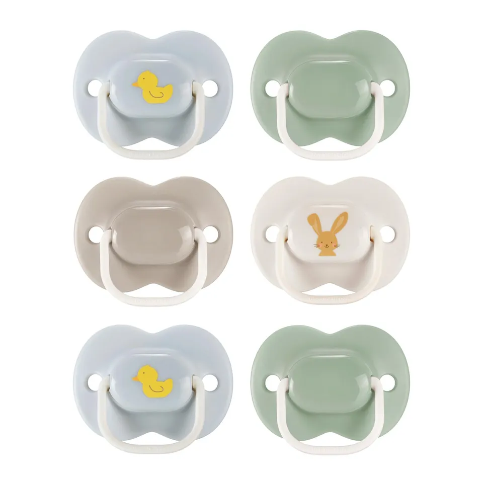 tommee-tippee-anytime-pack-de-6-chupetes-sim-tricos-sin-bpa-6-18-meses image 1