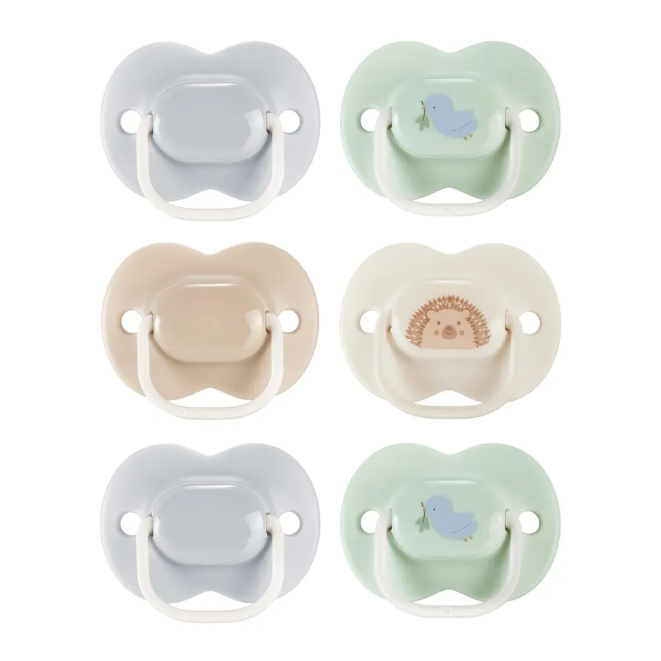 tommee-tippee-chupete-anytime-0-6-meses-pack-6-uds-sim-tricos-silicona-sin-bpa-e image 1