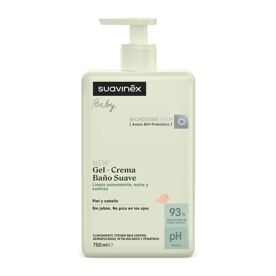 suavinex-gel-champ-suave-para-beb-s-750-ml-cremoso-sin-jab-n-con-avena-bio-y-pre image 1