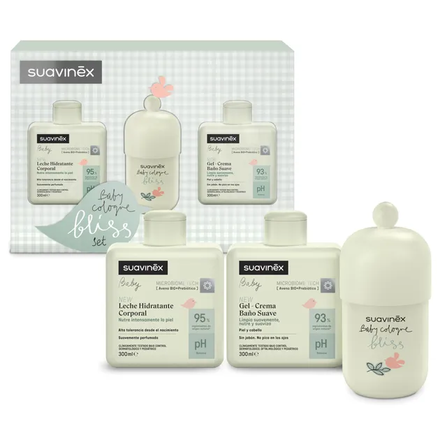 suavinex-pack-baby-cologne-bliss-colonia-100-ml-gel-crema-ba-o-300-ml-leche-hidr image 1