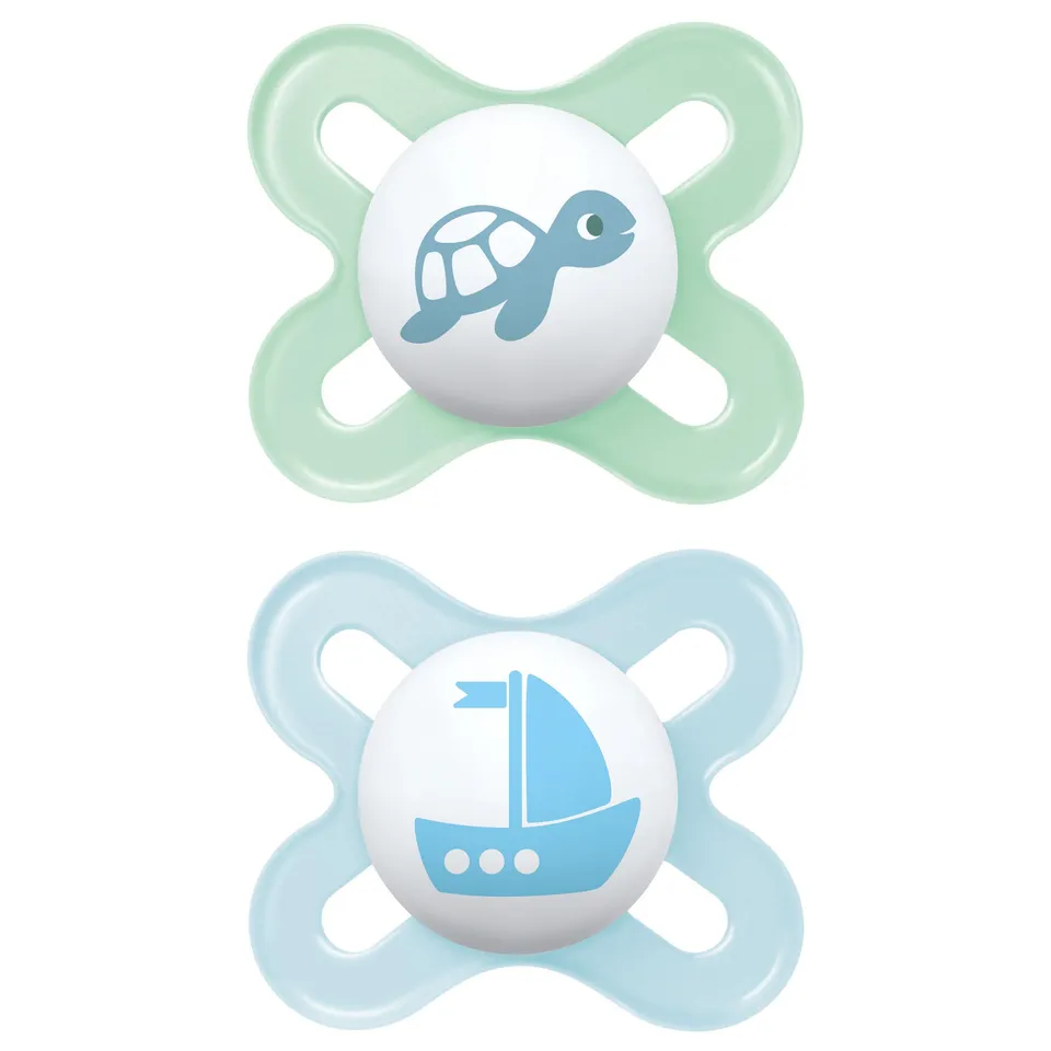 mam-chupete-original-0-2-meses-azul-brillante-2-uds-tetina-sim-trica-de-silicona image 1