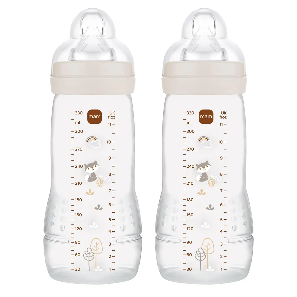 mam-easy-active-pack-2-biberones-330-ml-con-tetina-3-de-flujo-r-pido-4-meses-erg image 1