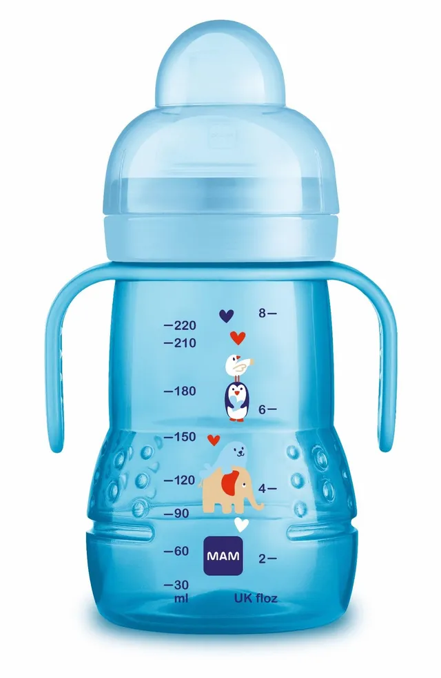 mam-biber-n-y-vaso-2-en-1-4-meses-220-ml-azul-con-boquilla-extra-blanda-skinsoft image 1
