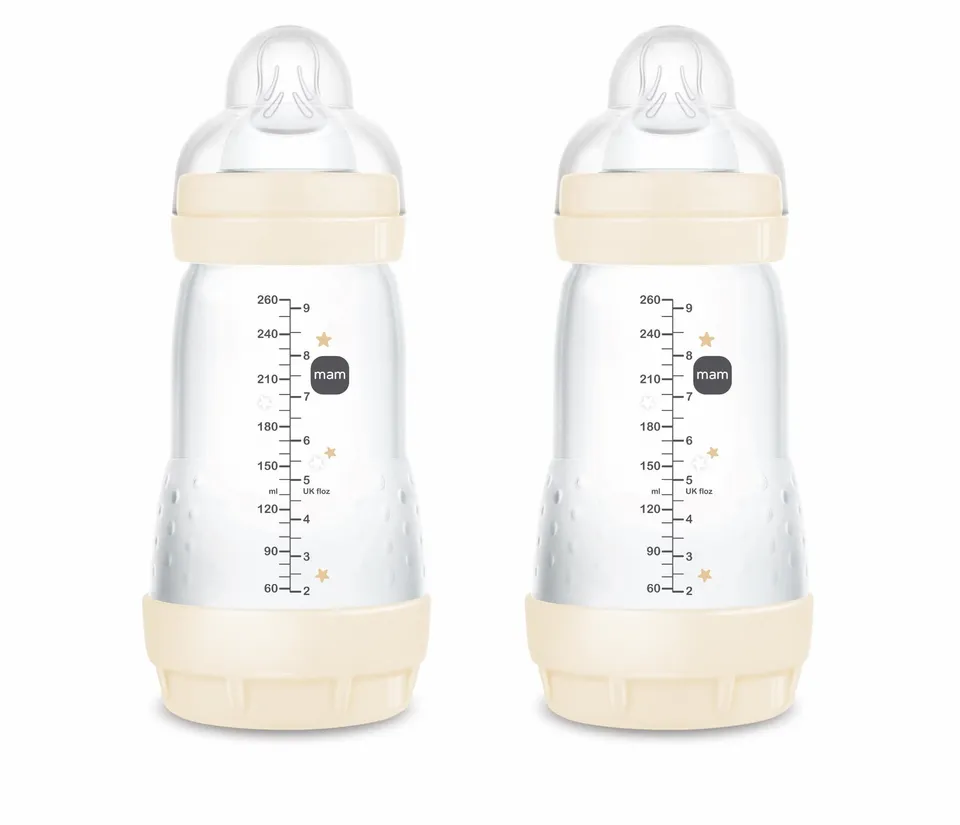mam-easy-start-anti-colic-pack-2-biberones-260-ml-2-4-meses-tetina-2-de-flujo-me image 1