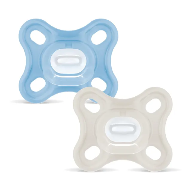 mam-comfort-chupete-reci-n-nacidos-0-3-meses-azul-2-uds-chupete-100-silicona-de- image 1