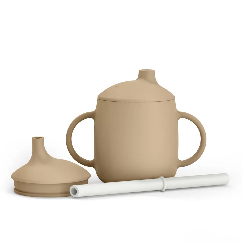 suavinex-vaso-aprendizaje-3-en-1-beige-vaso-evolutivo-de-silicona-con-boquilla-p image 1
