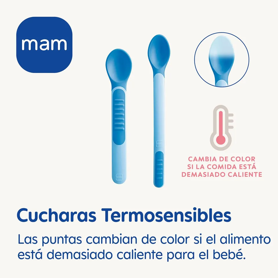 mam-set-cucharas-termosensibles-con-tapa-azul-2-uds-puntas-que-cambian-de-color- image 1