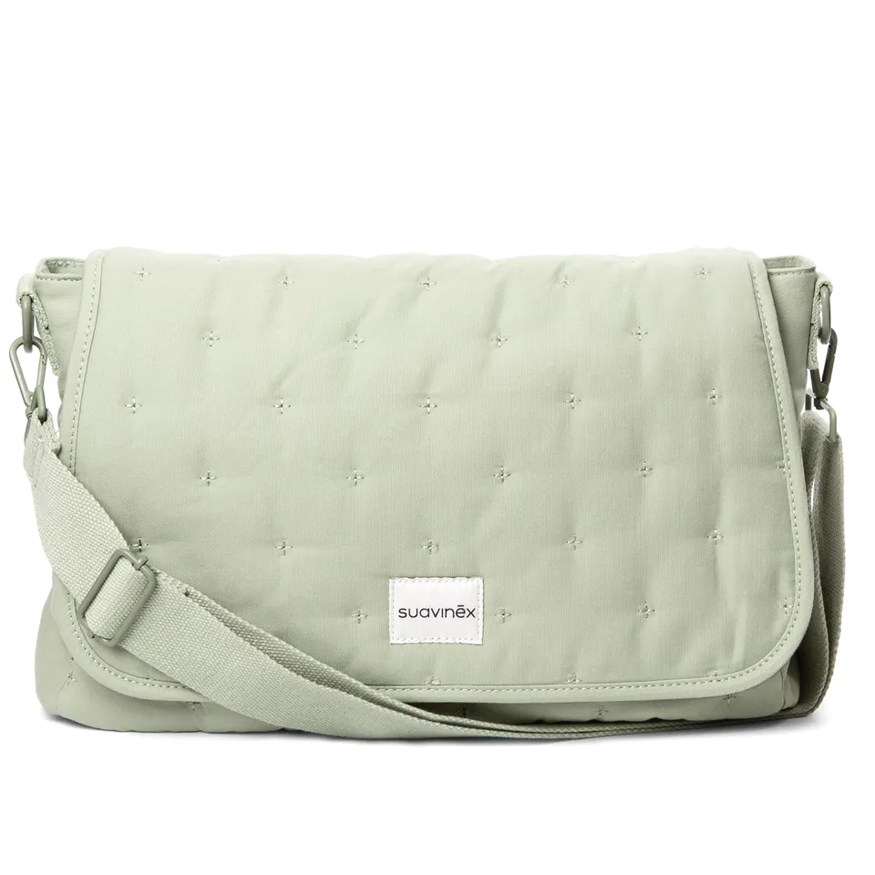 suavinex-bolso-maternidad-bandolera-verde-de-gran-capacidad-11-44-l-impermeable- image 1