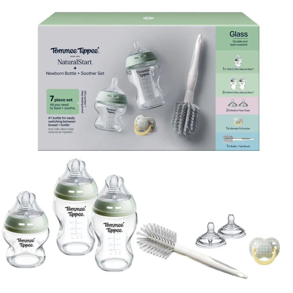 tommee-tippee-closer-to-nature-kit-de-inicio-reci-n-nacido-con-biberones-de-cris image 1