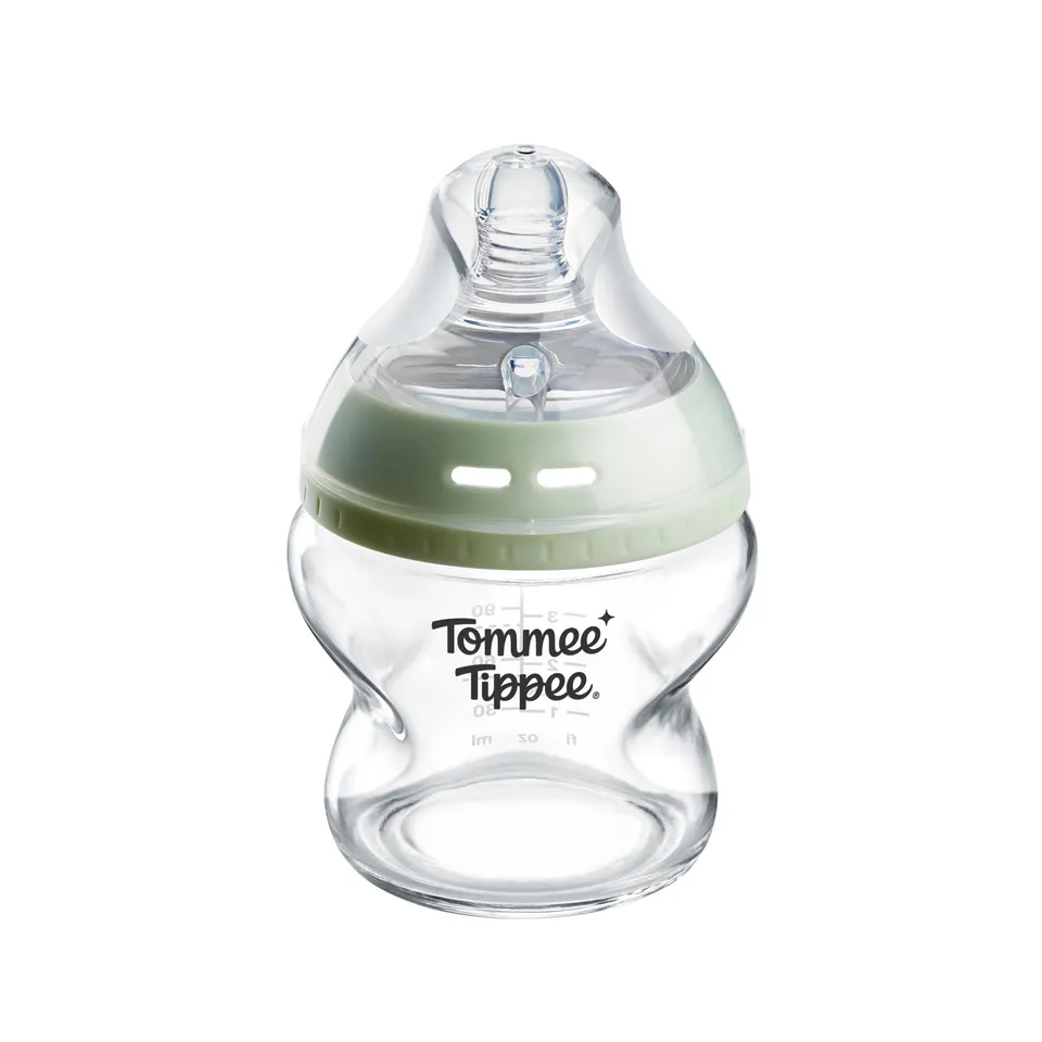tommee-tippee-biber-n-antic-licos-natural-start-150-ml-0m-vidrio-de-borosilicato image 1