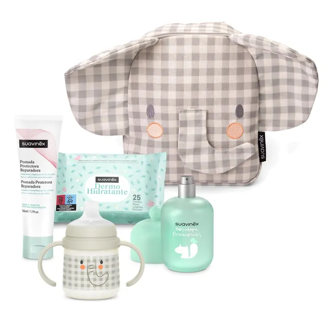 suavinex-canastilla-elefante-gris-mochila-guarder-a-regalo-de-beb-con-colonia-me image 1