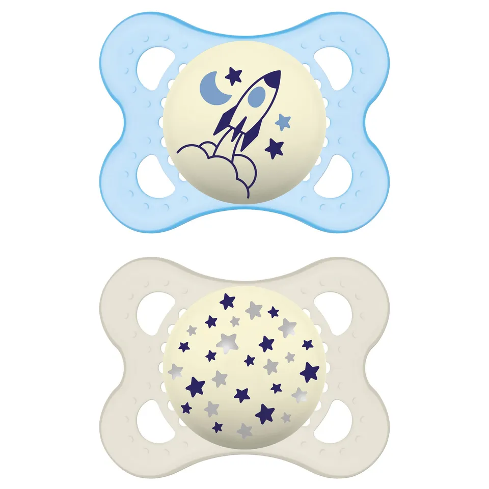 mam-original-night-0-meses-chupete-que-brilla-en-la-oscuridad-silicona-skinsoft--3 image 1