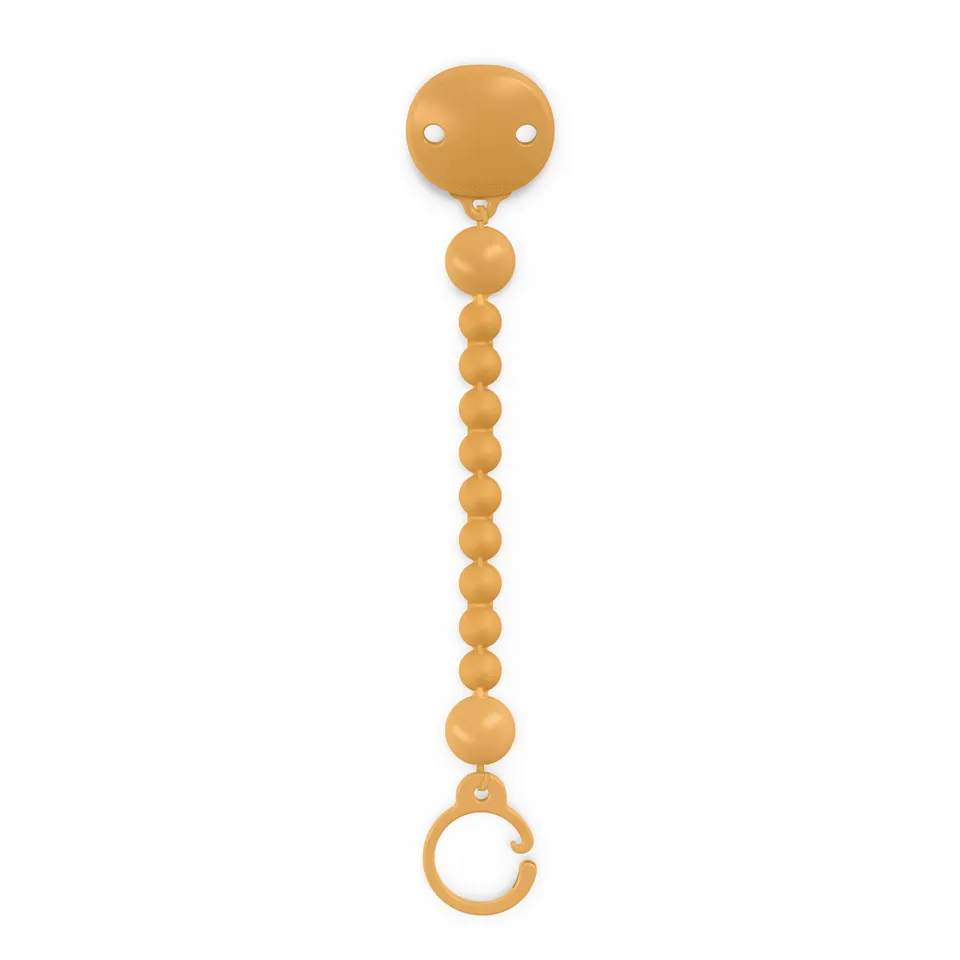 suavinex-colour-essence-honey-broche-pinza-chupetero-de-silicona-de-una-sola-pie image 1