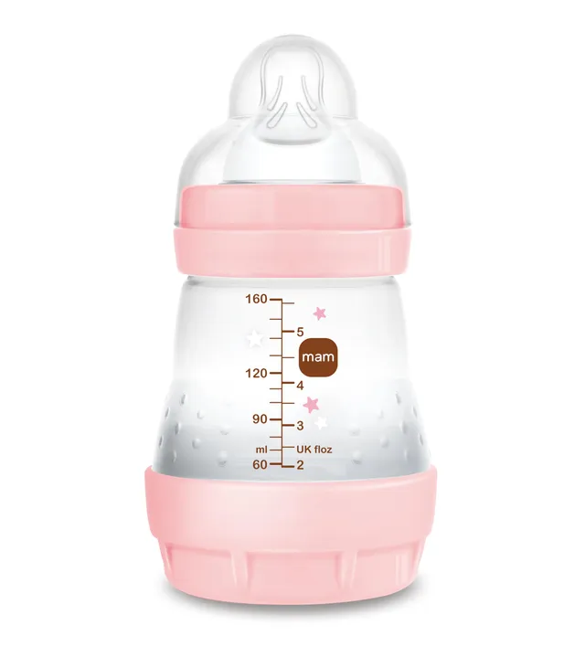 mam-easy-start-anti-colic-biber-n-160-ml-reci-n-nacido-0-2-meses-rosa-brillante- image 1