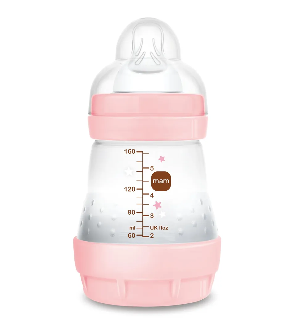 mam-easy-start-anti-colic-biber-n-160-ml-reci-n-nacido-0-2-meses-rosa-brillante- image 1