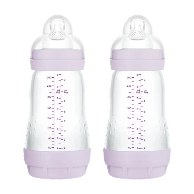 mam-easy-start-anti-colic-biber-n-260-ml-pack-2-uds-2-4-meses-tetina-flujo-medio image 1