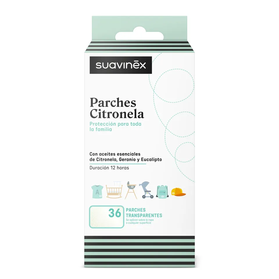 suavinex-parches-de-citronela-adhesivos-transparentes-para-beb-s-ni-os-y-adultos image 1