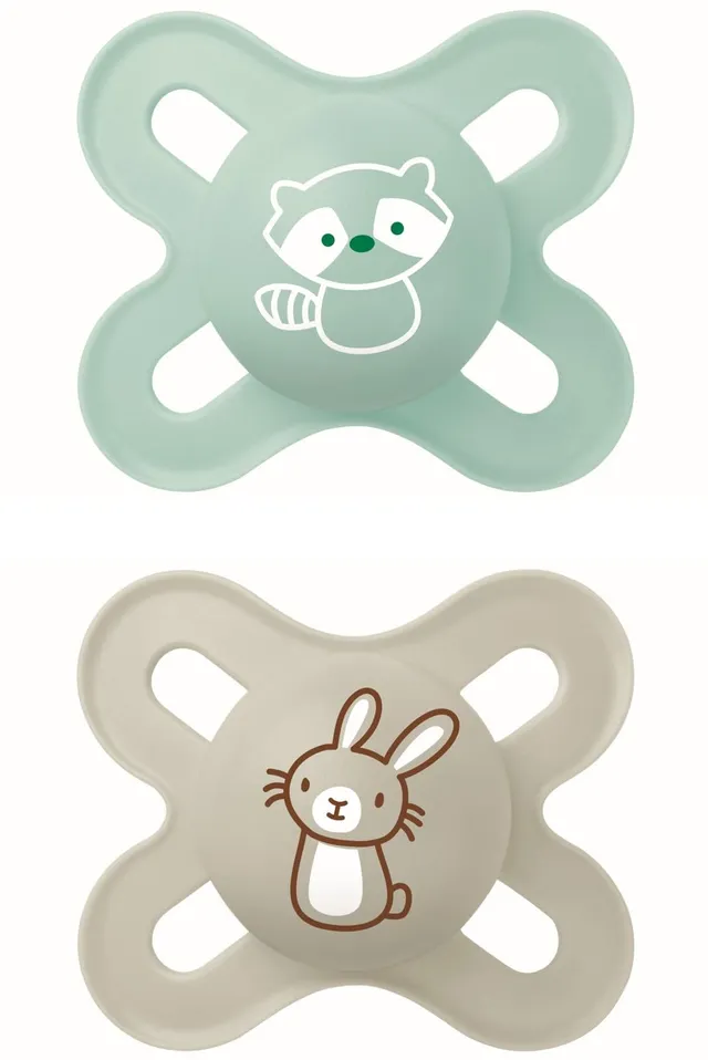 mam-original-chupete-reci-n-nacido-0-2-meses-neutro-mate-pack-2-uds-tetina-skins image 1