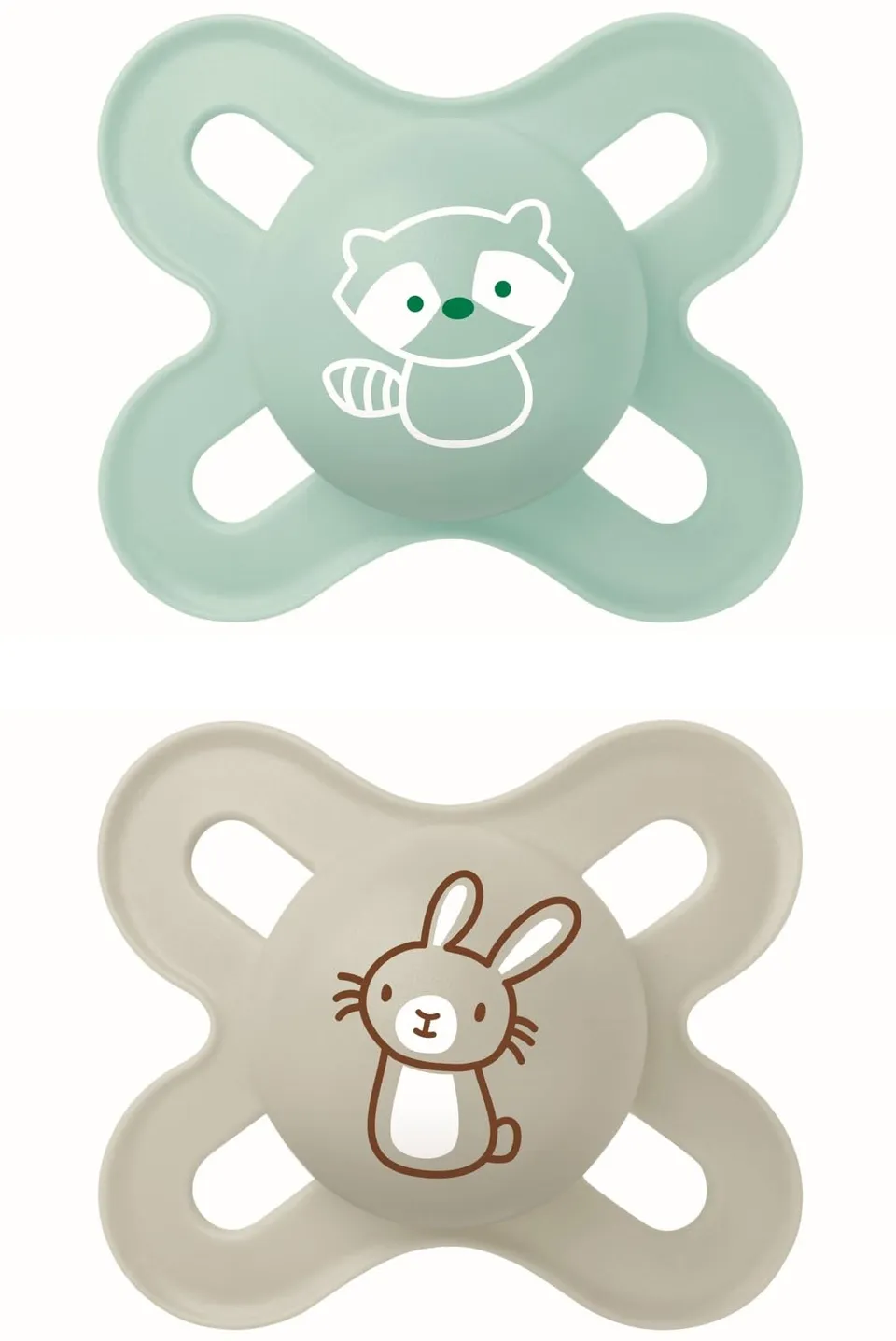 mam-original-chupete-reci-n-nacido-0-2-meses-neutro-mate-pack-2-uds-tetina-skins image 1
