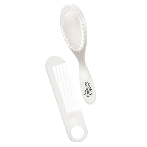 tommee-tippee-essential-basics-set-de-cepillo-y-peine-para-beb-con-cerdas-blanda image 8