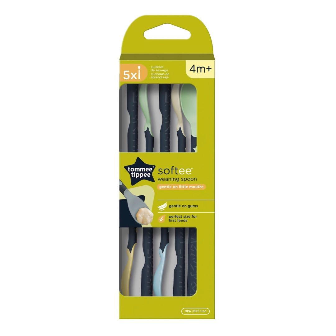 tommee-tippee-cucharas-de-destete-softee-pack-5-uds-4-meses-cabeza-extrasuave-ma image 2