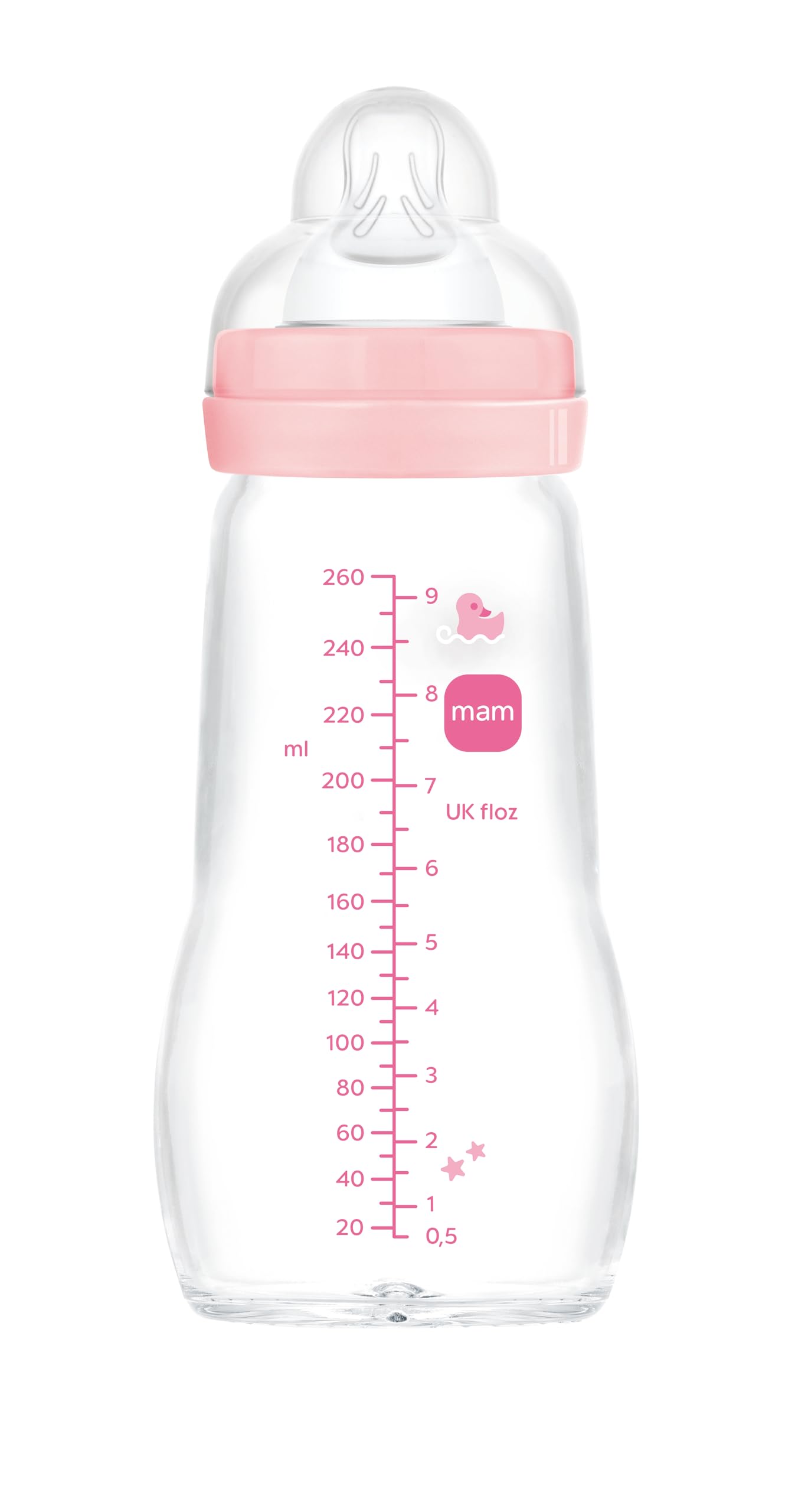 mam-feel-good-biber-n-de-cristal-260-ml-2-4-meses-tetina-2-de-flujo-medio-skinso image 8