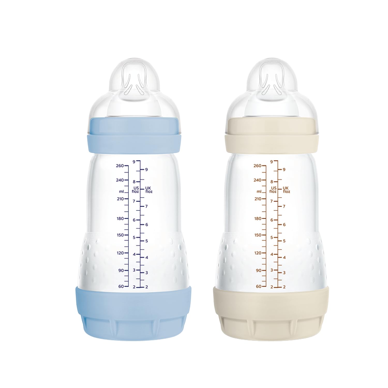 mam-easy-start-anti-colic-pack-de-2-biberones-260-ml-2-4-meses-tetina-silicona-f image 8