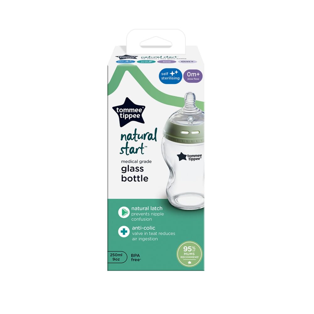 tommee-tippee-natural-start-biber-n-antic-licos-de-cristal-250-ml-tetina-anat-mi image 2