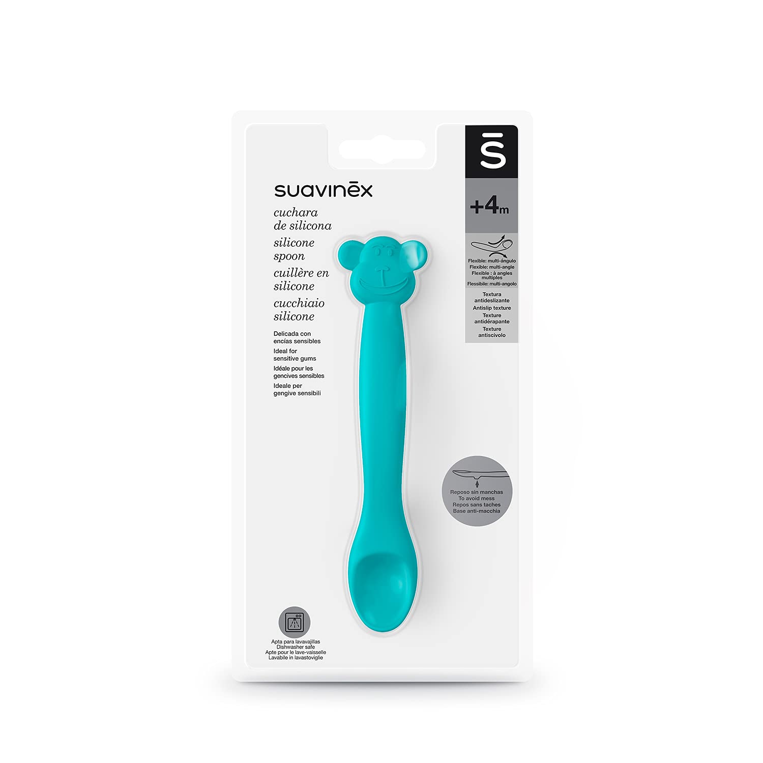 suavinex-cuchara-de-silicona-para-beb-s-4-meses-cuchara-de-aprendizaje-flexible- image 2