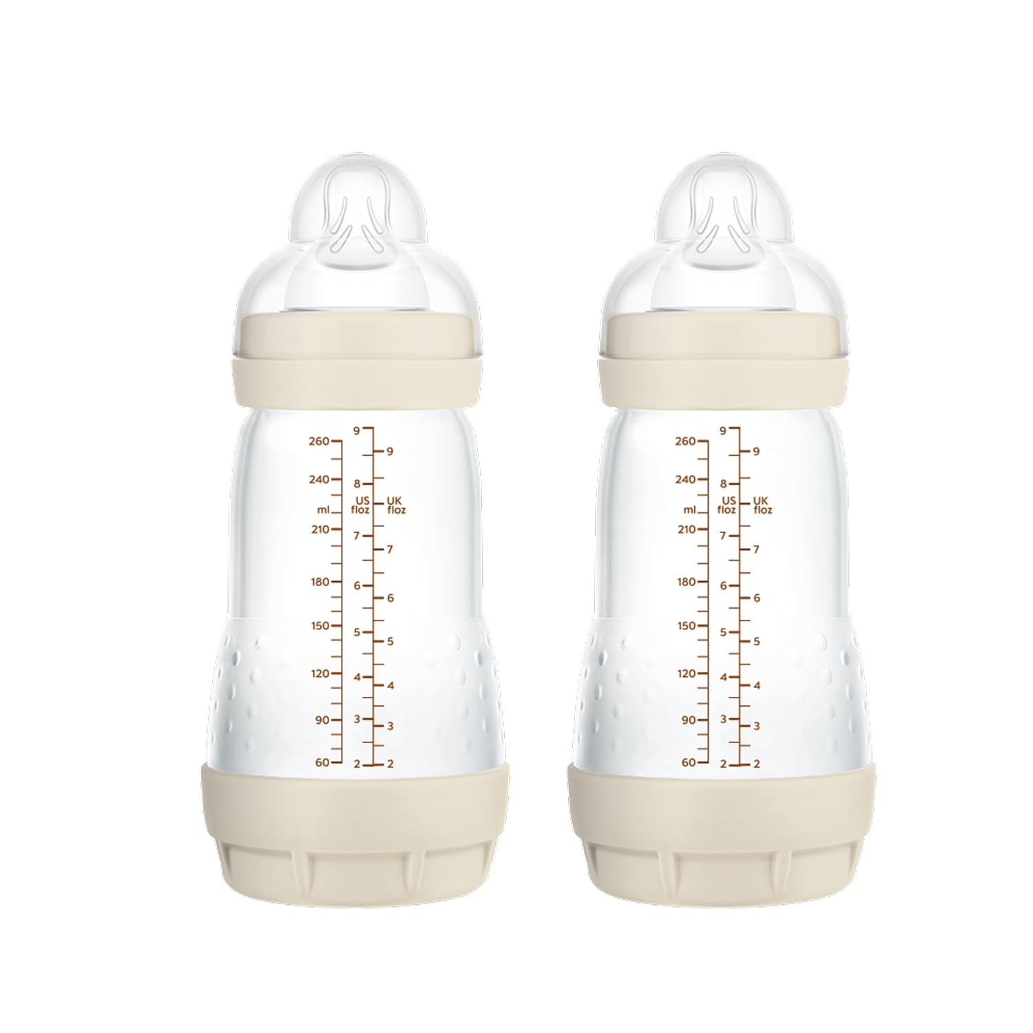 mam-easy-start-anti-colic-pack-de-2-biberones-260-ml-2-4-meses-tetina-silicona-f image 1