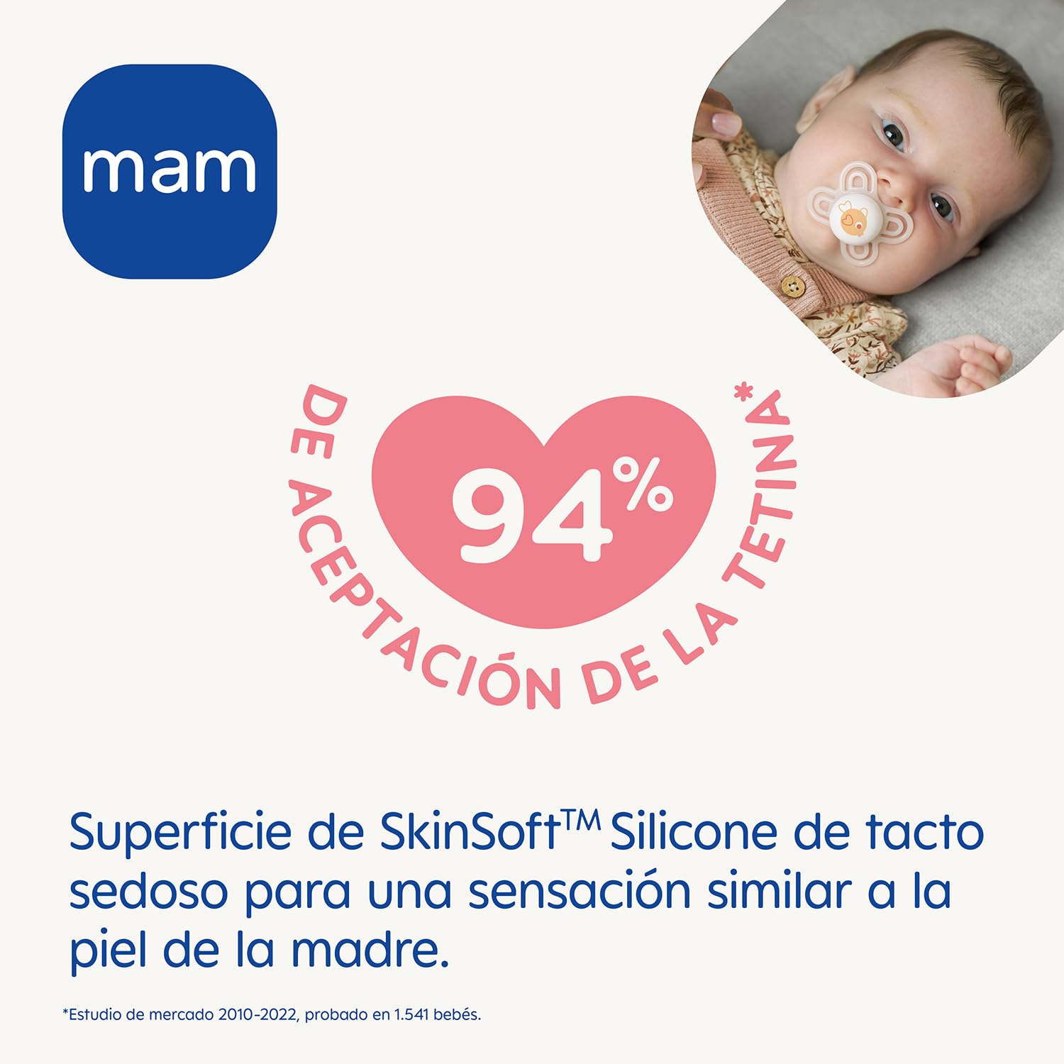 mam-chupete-perfect-0-2-meses-pack-2-uds-neutro-mate-tetina-dento-flex-extra-del image 2