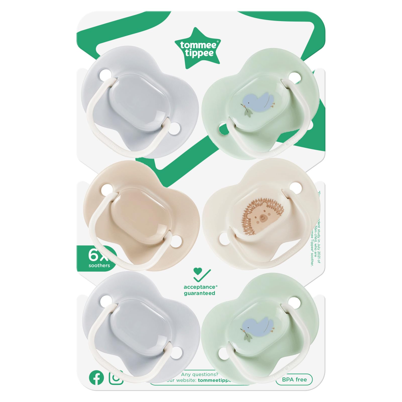 tommee-tippee-chupete-anytime-0-6-meses-pack-6-uds-sim-tricos-silicona-sin-bpa-e image 8