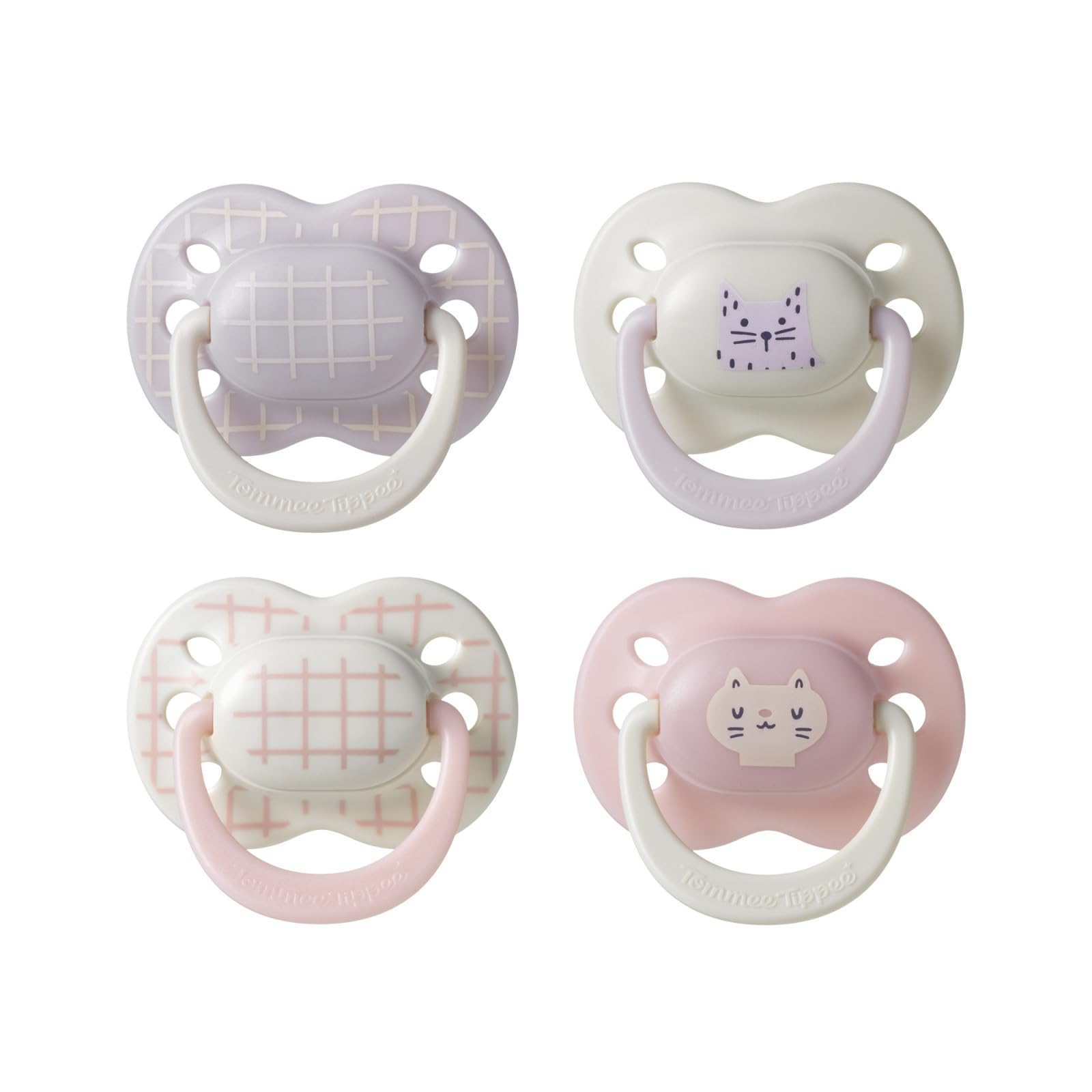 tommee-tippee-ultimate-fit-chupete-0-6-meses-pack-4-uds-tetina-ortod-ntica-sim-t image 1