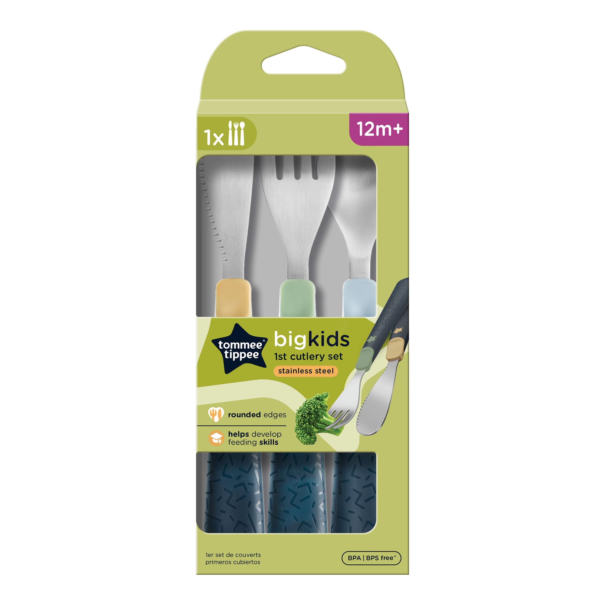 tommee-tippee-stainless-primer-set-de-cubiertos-infantiles-de-acero-inoxidable-d image 2