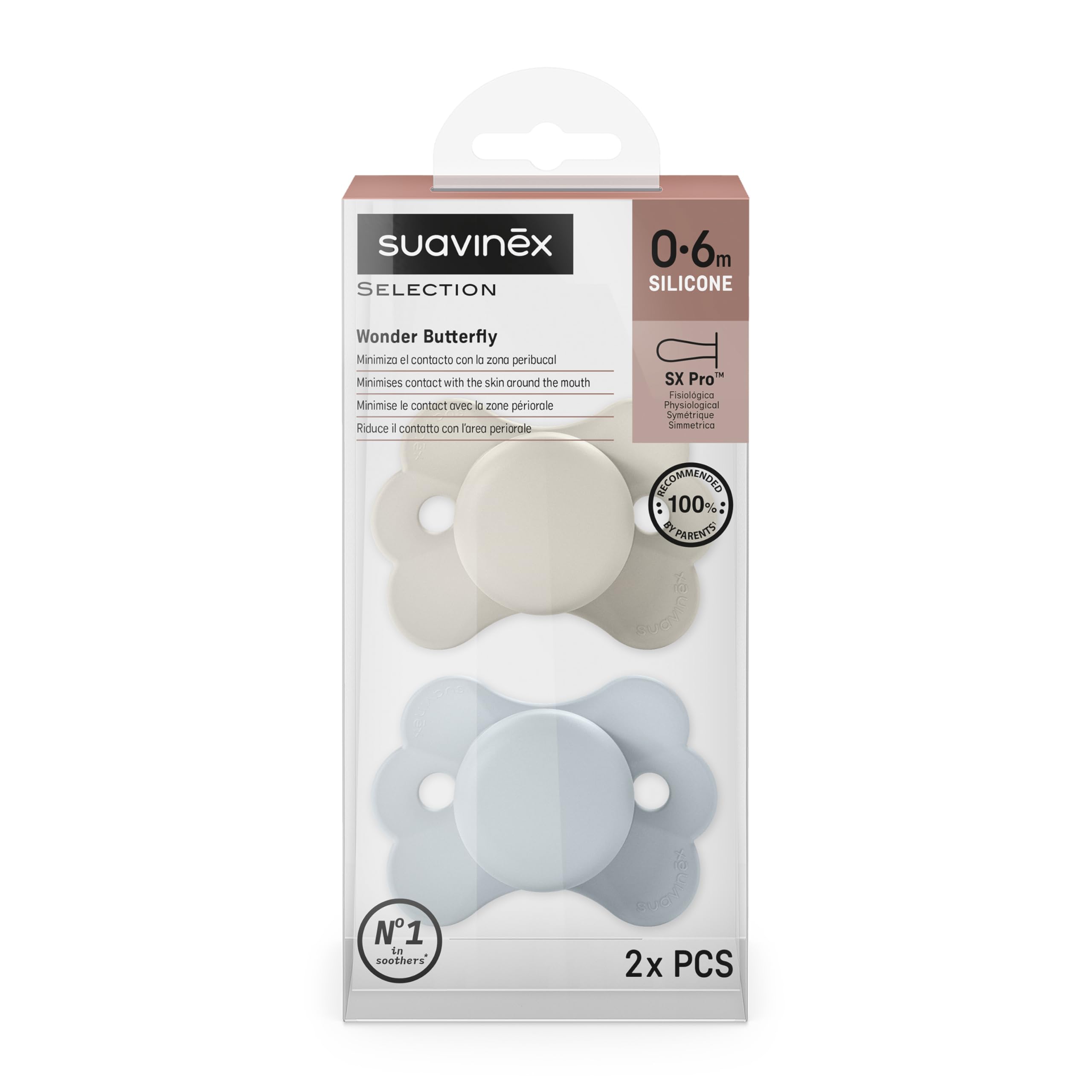 suavinex-pack-2-chupetes-wonderland-con-tetina-fisiol-gica-sx-pro-de-silicona-es image 2